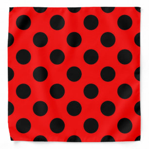 Polka dot pattern bandana