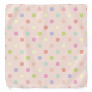 Polka dot pattern bandana