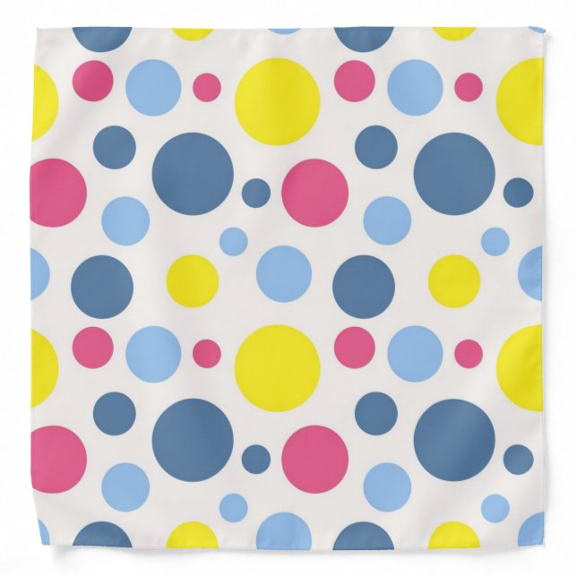 Polka dot pattern bandana (Front)