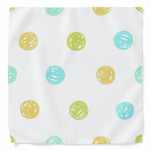 Polka dot pattern bandana