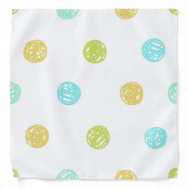 Polka dot pattern bandana (Front)