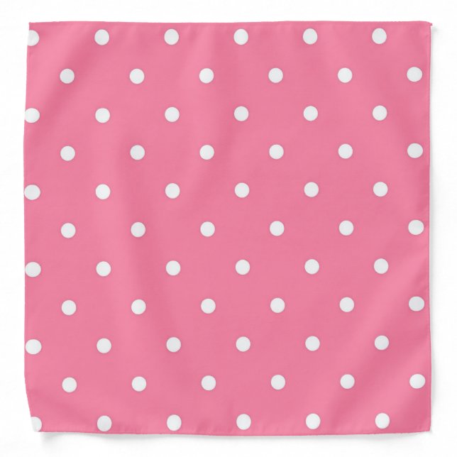 Polka dot pattern bandana (Front)