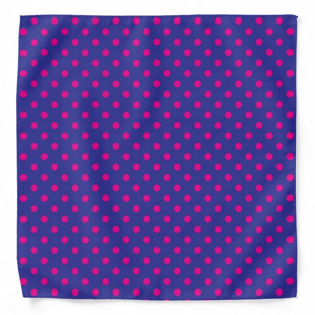 Polka dot pattern bandana (Front)