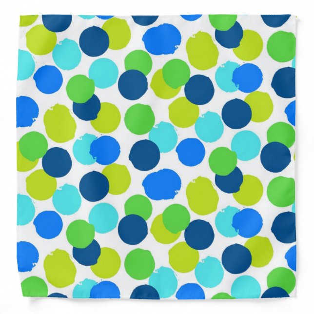 Polka dot pattern bandana (Front)