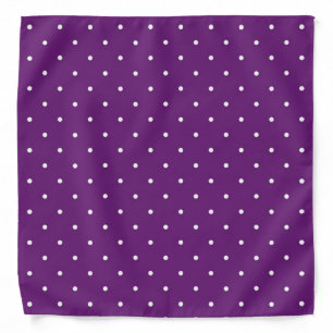 Polka dot pattern bandana