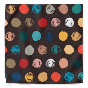 Polka dot pattern bandana