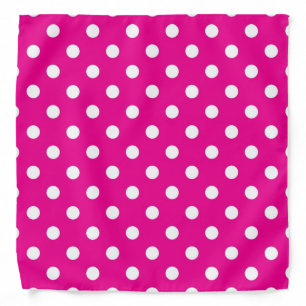 Polka dot pattern bandana