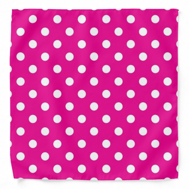 Polka dot pattern bandana (Front)