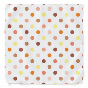 Polka dot pattern bandana