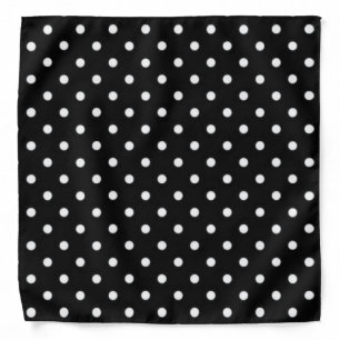 Polka dot pattern bandana