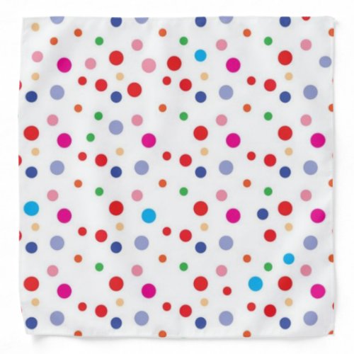 Polka dot pattern bandana