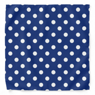 Polka dot pattern bandana