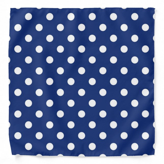 Polka dot pattern bandana (Front)