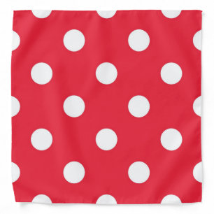 Polka dot pattern bandana