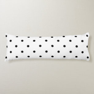 Polka dot pattern body pillow