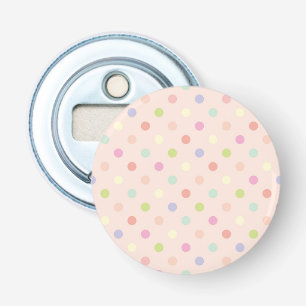 Polka dot pattern bottle opener