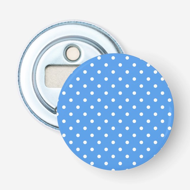 Polka dot pattern bottle opener (Front)