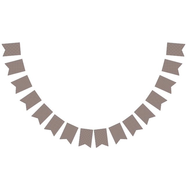 Polka dot pattern bunting flags (All)
