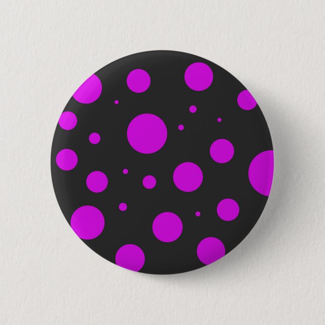 Polka dot pattern button (Front)