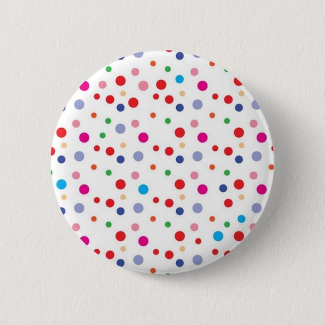 Polka dot pattern button (Front)