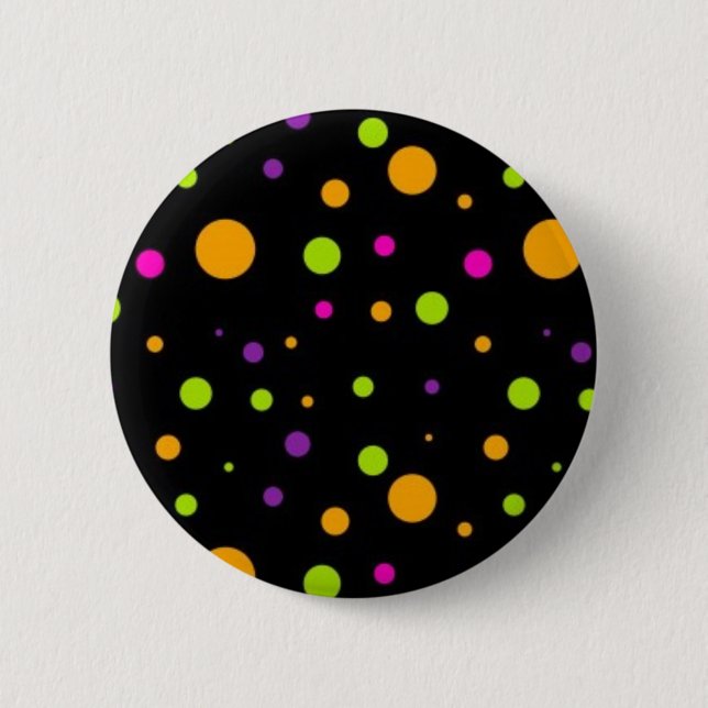 Polka dot pattern button (Front)