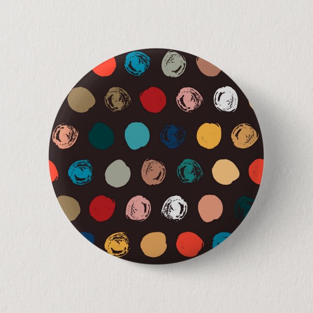 Polka dot pattern button (Front)