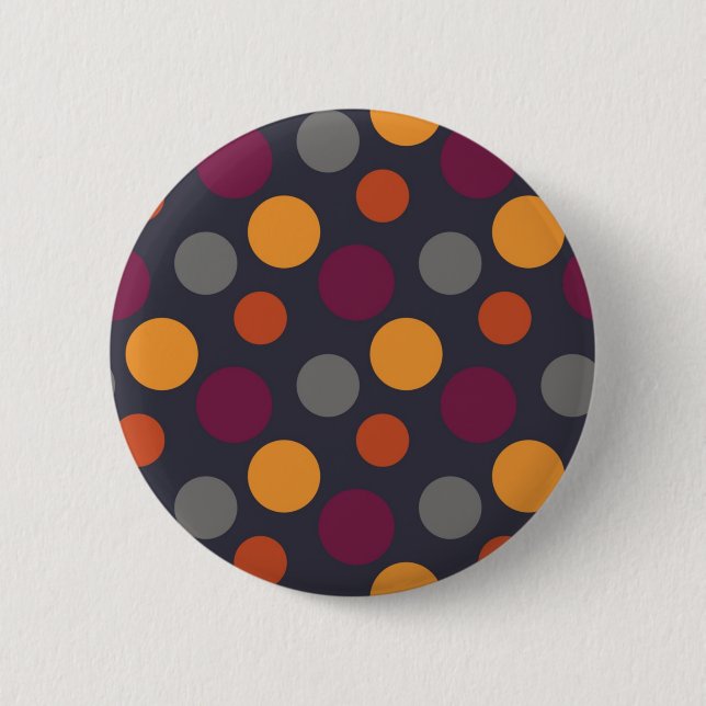Polka dot pattern button (Front)