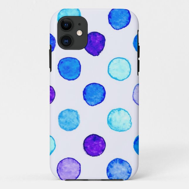 Polka dot pattern Case-Mate iPhone case (Back)