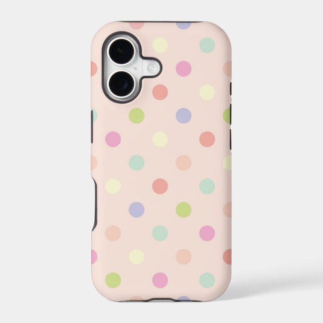 Polka dot pattern Case-Mate iPhone case (Back)