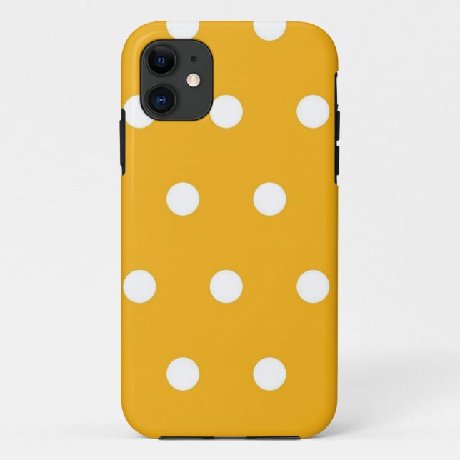 Polka dot pattern Case-Mate iPhone case (Back)