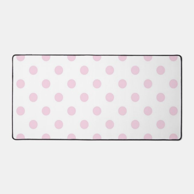 Polka dot pattern desk mat (Front)