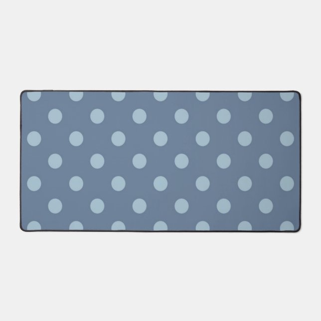 Polka dot pattern desk mat (Front)