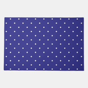 Polka dot pattern doormat