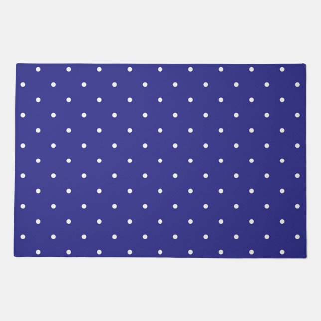 Polka dot pattern doormat (Front)