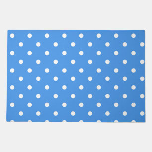 Polka dot pattern doormat