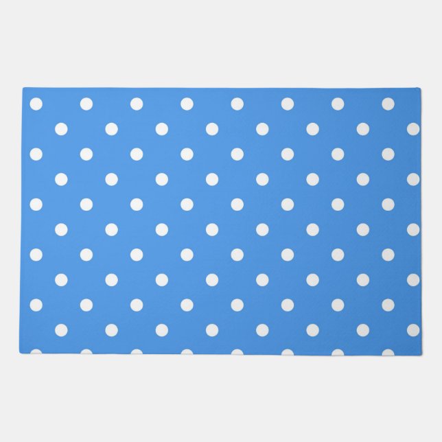 Polka dot pattern doormat (Front)