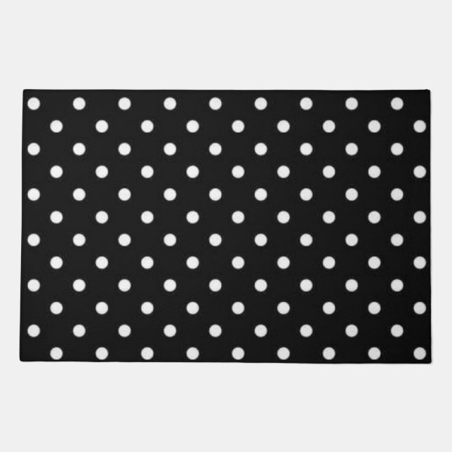 Polka dot pattern doormat (Front)
