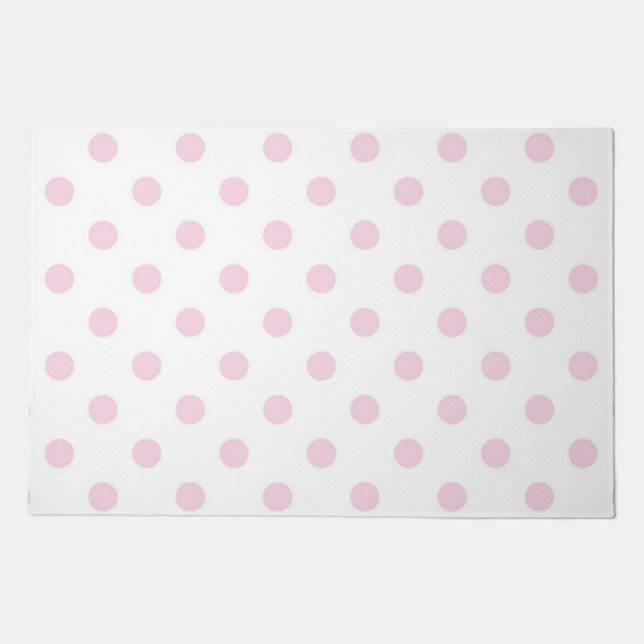 Polka dot pattern doormat (Front)