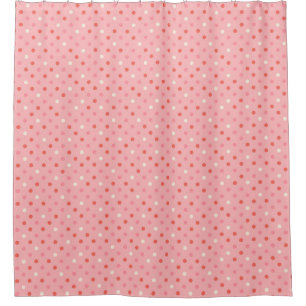 Polka dot pattern dot background shower curtain