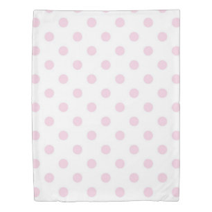 Polka dot pattern duvet cover