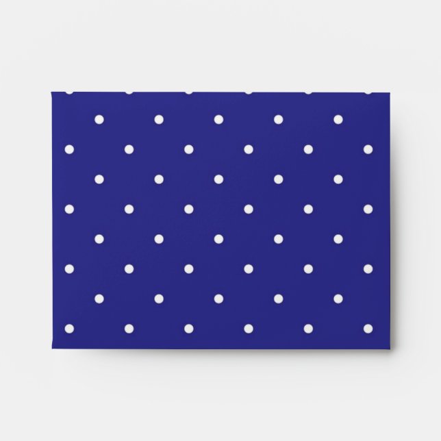 Polka dot pattern envelope (Front)