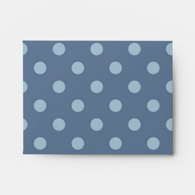 Polka dot pattern envelope (Front)
