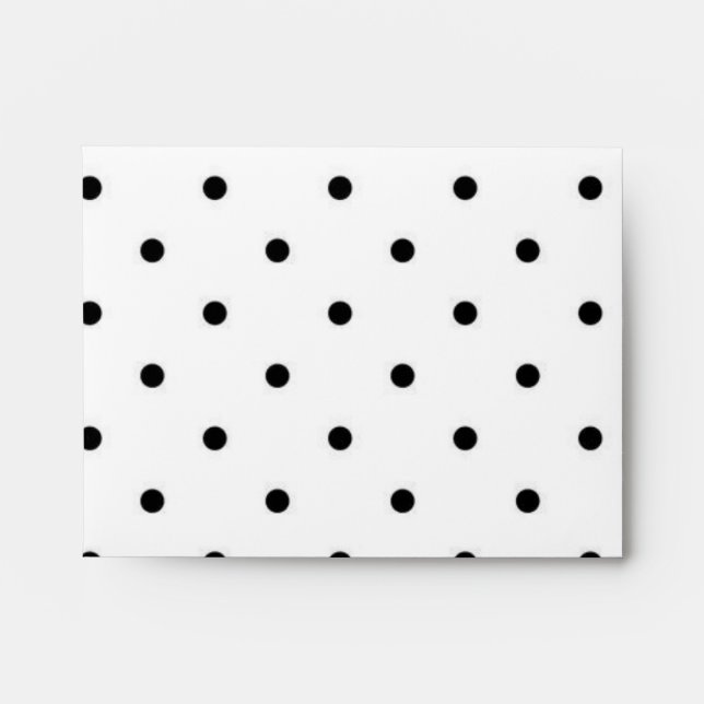 Polka dot pattern envelope (Front)