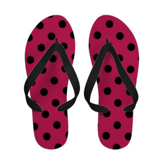 Polka Dot Flip Flops, Polka Dot Sandal Footwear for Women & Men