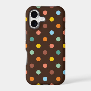 Polka dot pattern iPhone 17 case
