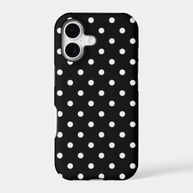 Polka dot pattern iphone case (Back)
