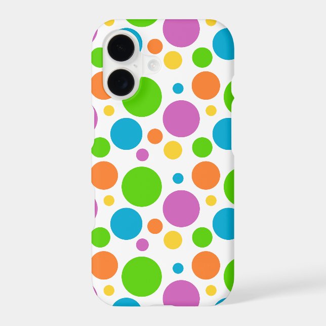 Polka Dot Pattern Iphone Case (Back)