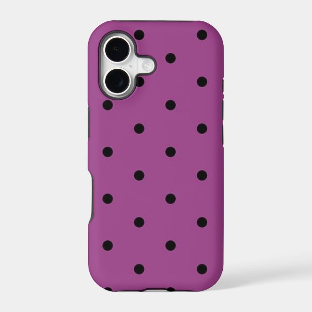 Polka dot pattern iphone case (Back)