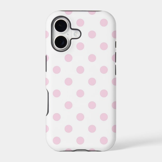 Polka dot pattern iphone case (Back)