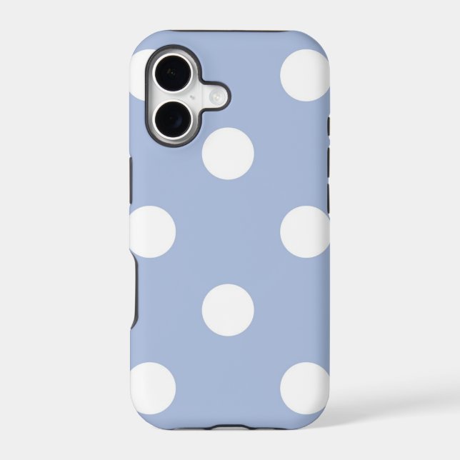 Polka dot pattern iphone case (Back)